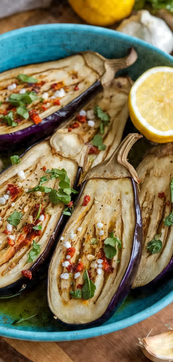 Ingredients photo for Roasted Eggplant Recipe