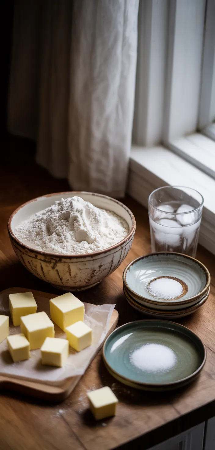 Ingredients photo for Butter Pie Crust Recipe