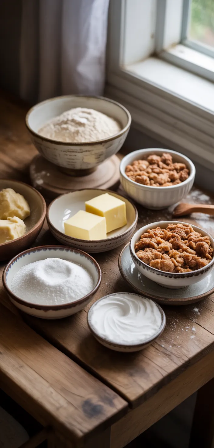 Ingredients photo for Coffee Cake Cookies Recipe