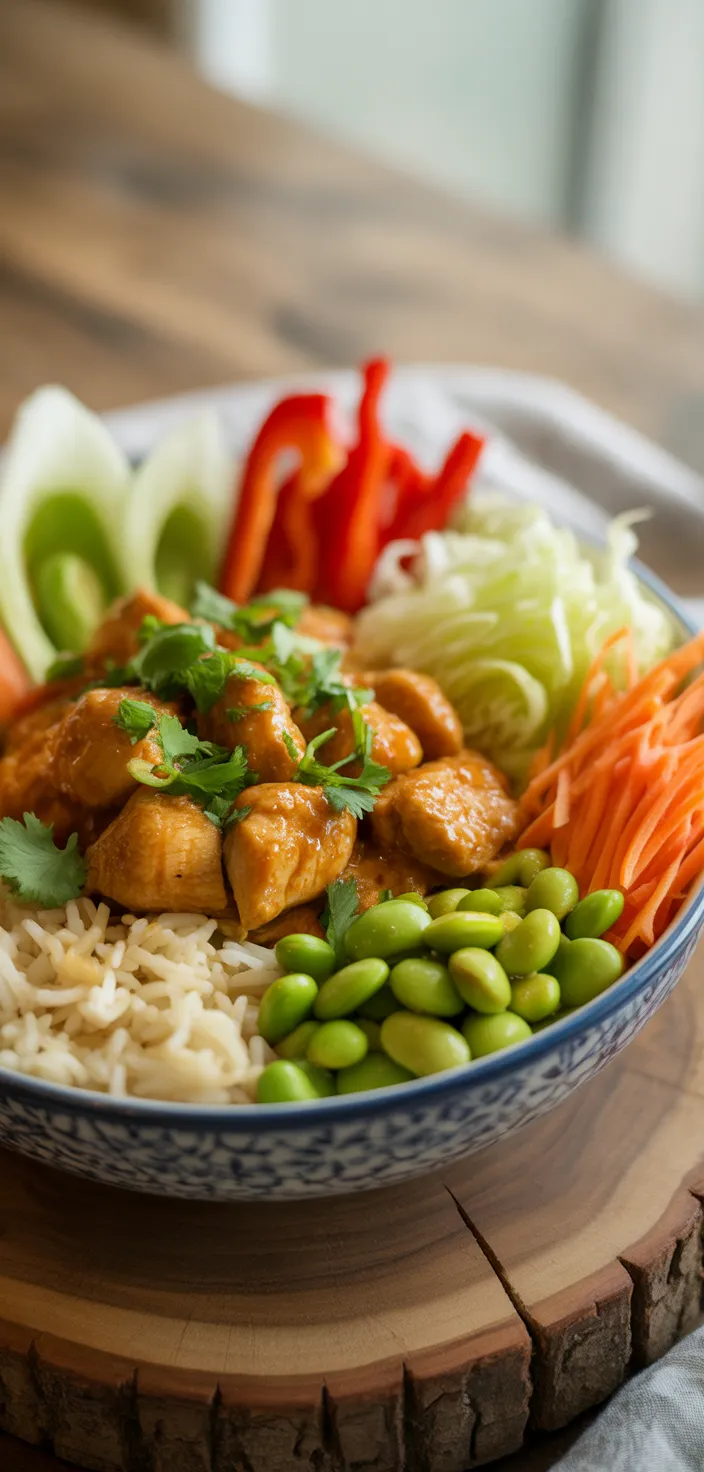 Ingredients photo for Bang Bang Chicken Bowl Recipe