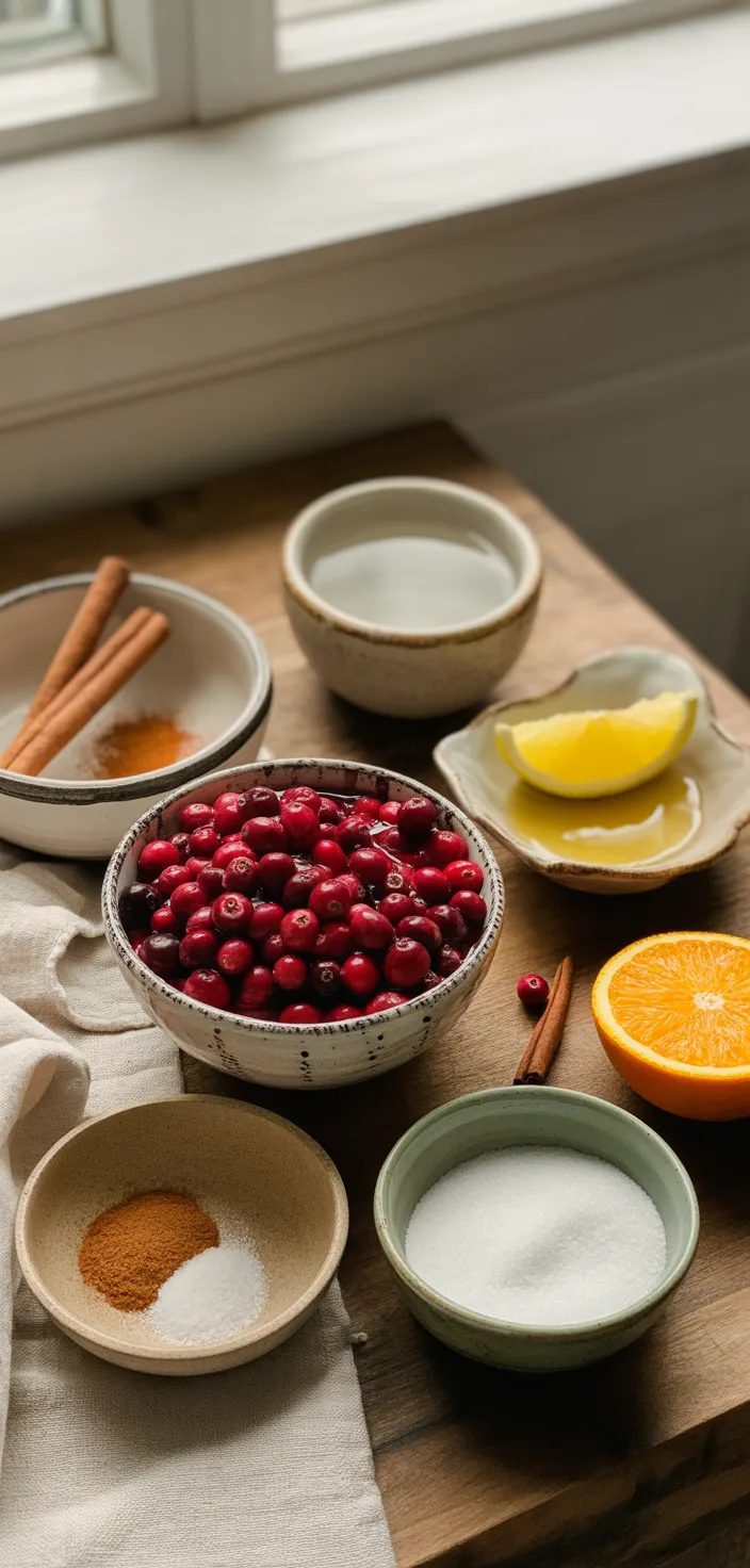 Ingredients photo for Best Ever Cranberry Sauce Recipe