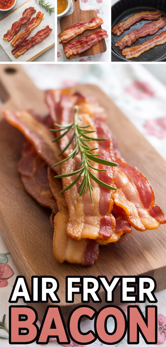 A photo of Air Fryer Bacon (Best Crispy Bacon!) Recipe