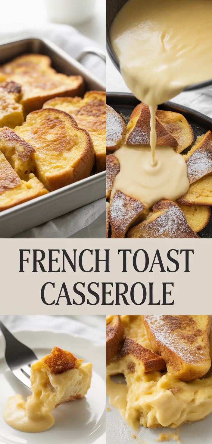 A photo of French Toast Casserole Recipe
