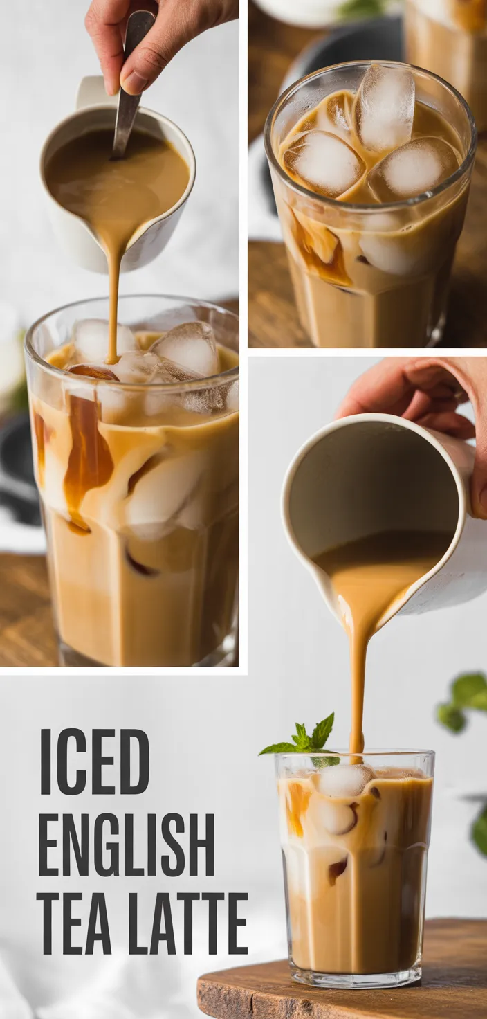 A photo of Iced English Tea Latte Recipe
