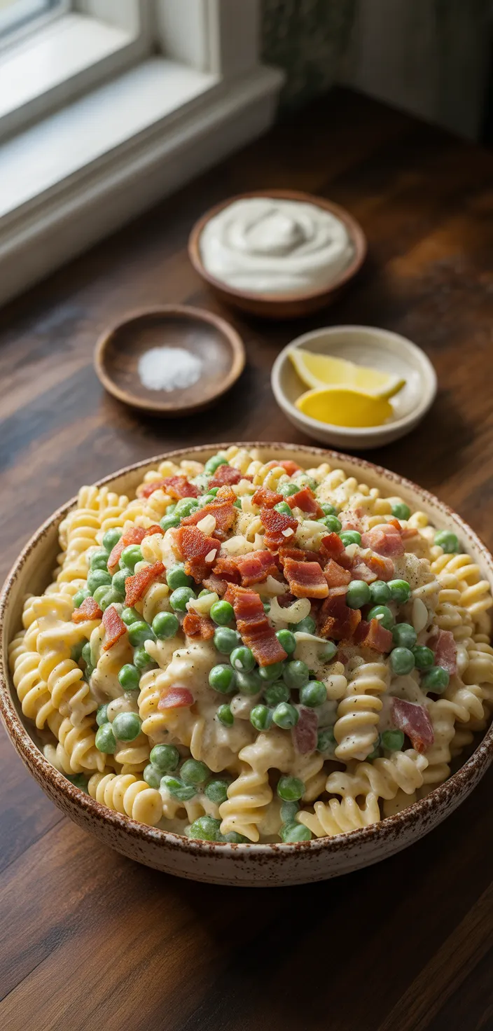 Ingredients photo for Creamy Pasta Salad Recipe