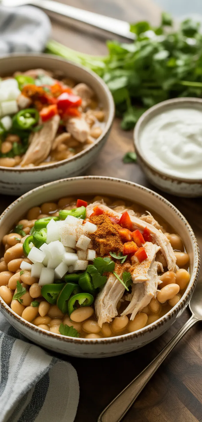 Ingredients photo for Easy White Chicken Chili (Slow Cooker) Recipe