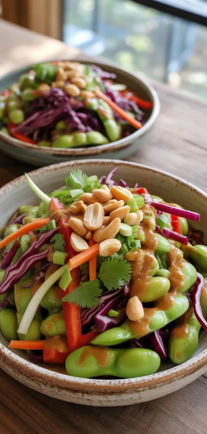 Ingredients photo for Edamame Peanut Crunch Salad Recipe