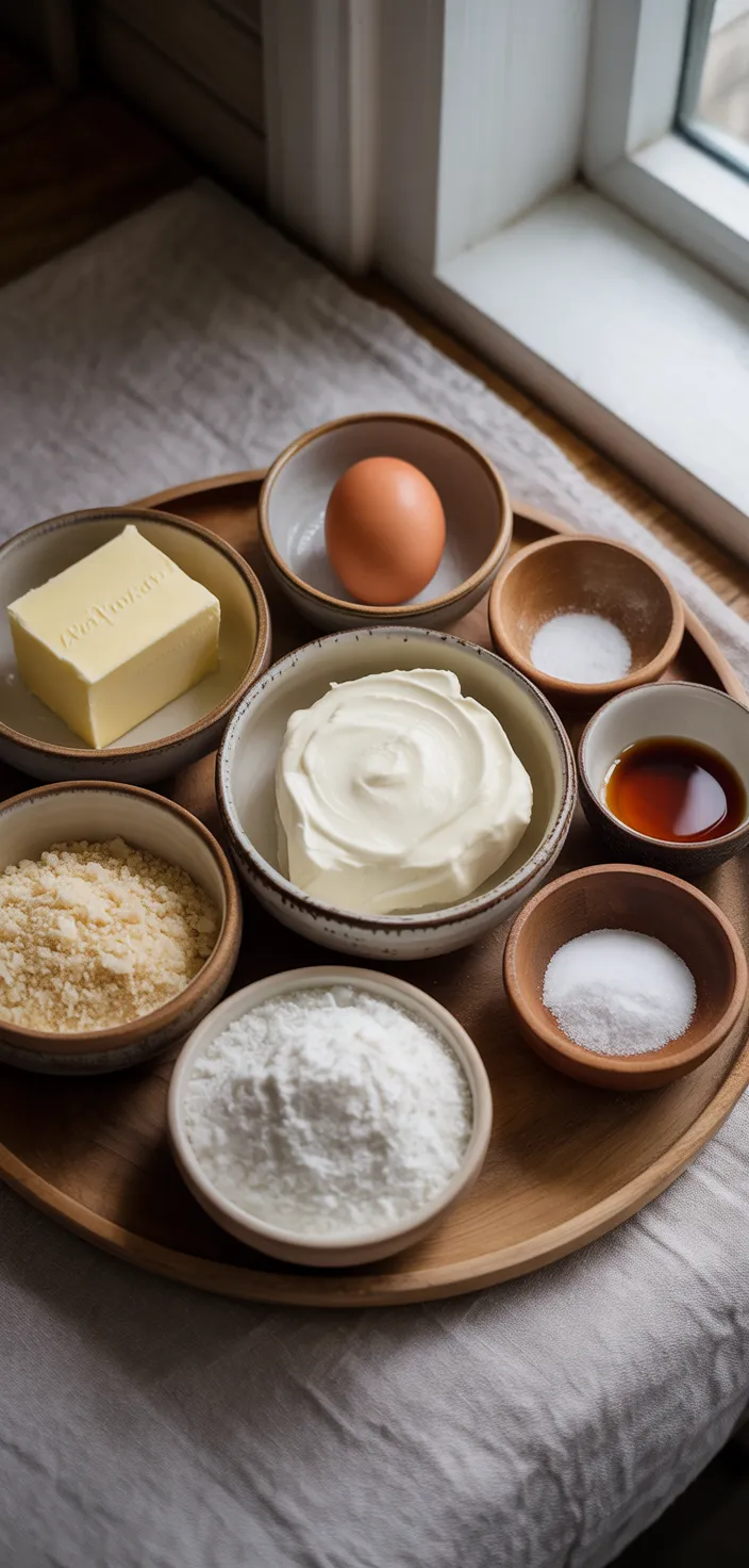 Ingredients photo for Fluffy Keto Cream Cheese Cookies Recipe