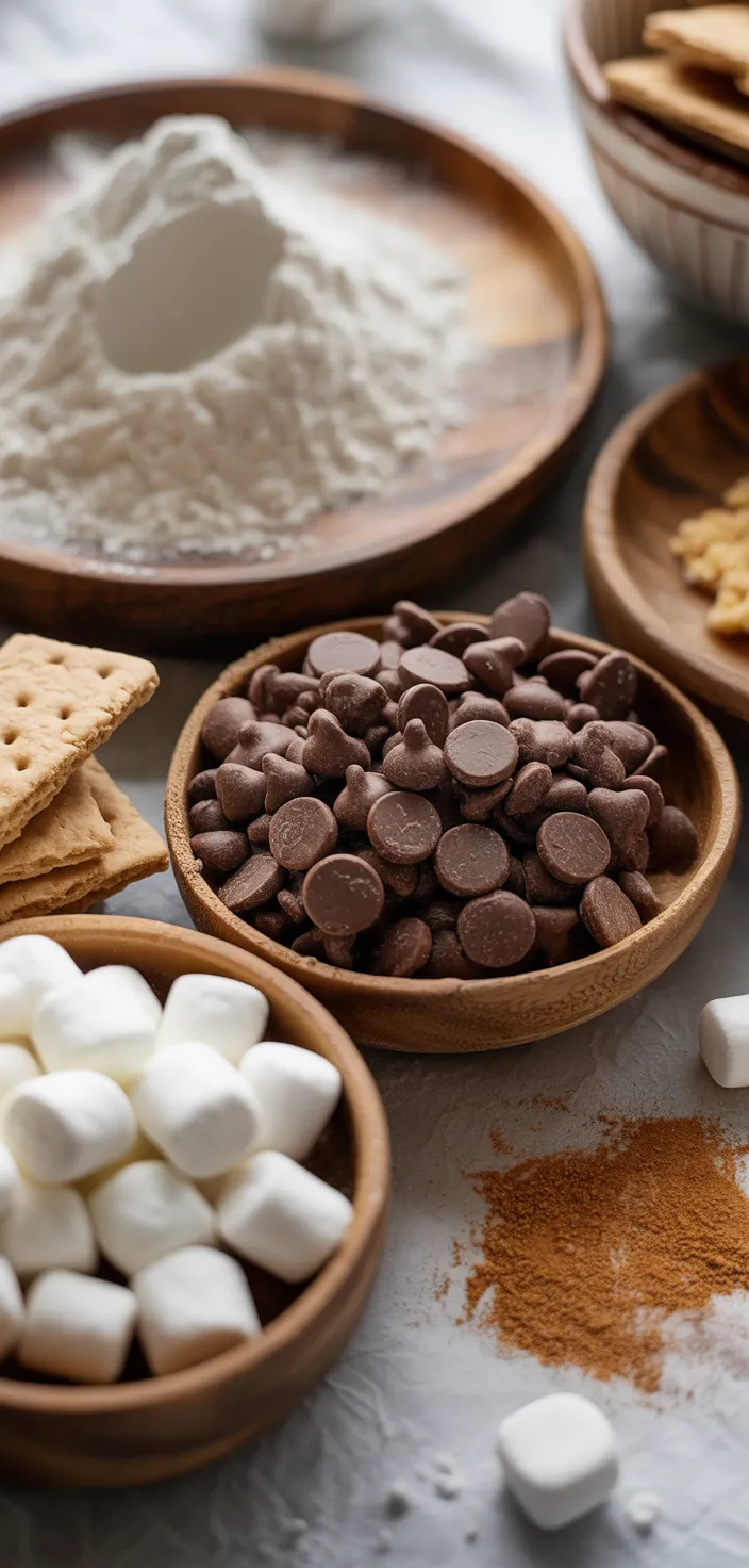 Ingredients photo for Pumpkin S'mores Cookies Recipe