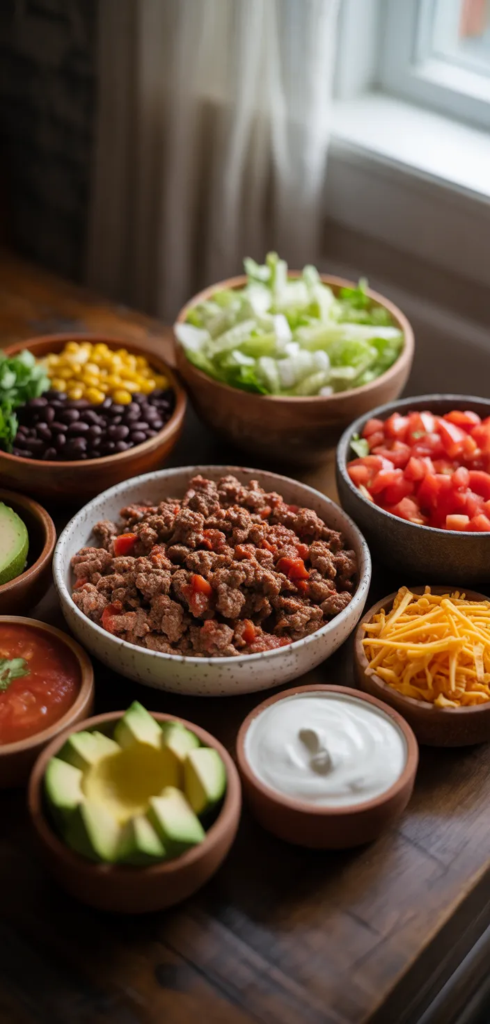 Ingredients photo for Taco Salad In A Jar Recipe