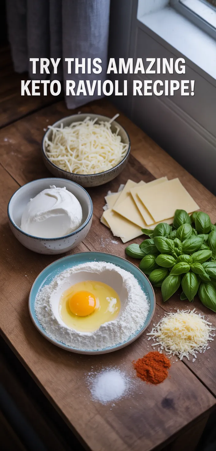 Ingredients photo for Try This Amazing Keto Ravioli Recipe!