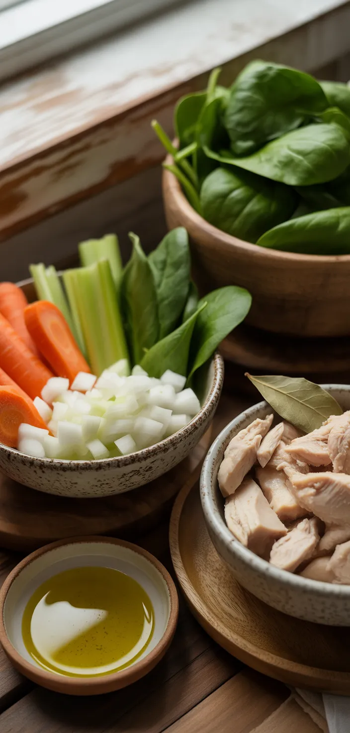 Ingredients photo for Chicken Detox Soup Recipe