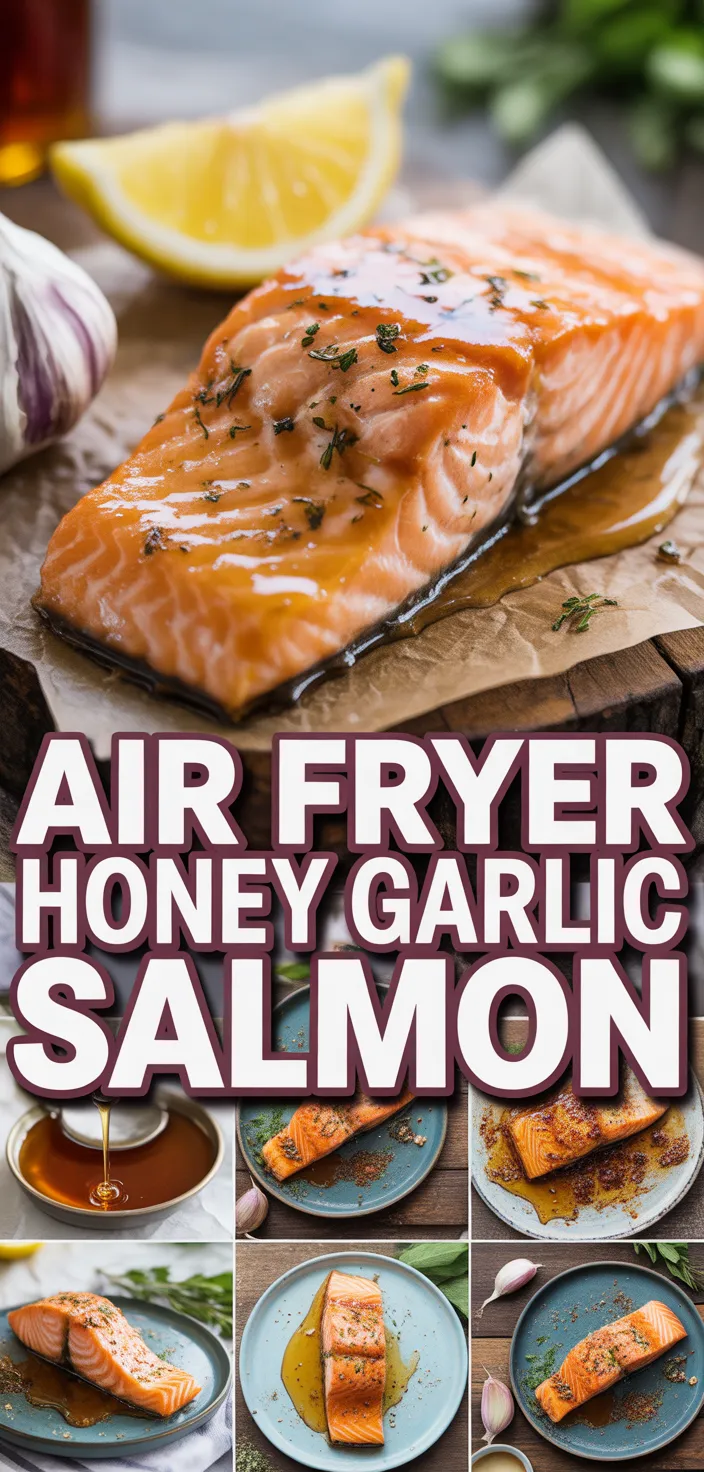 A photo of Air Fryer Honey Garlic Salmon Recipe