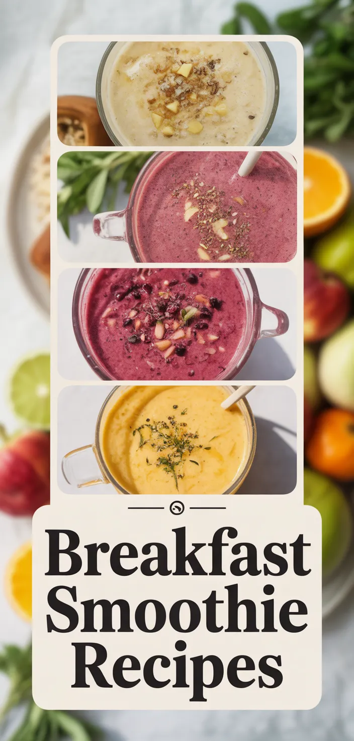 A photo of Breakfast Smoothie Recipes