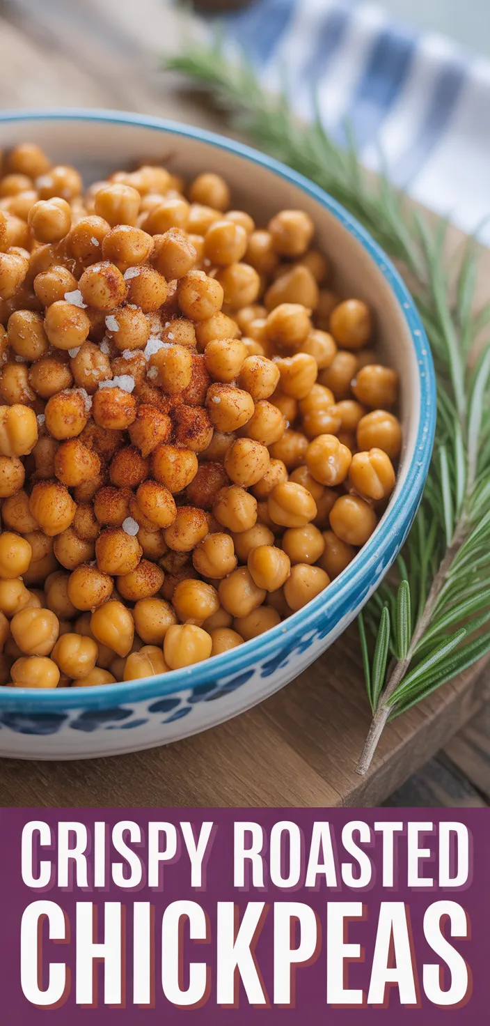 A photo of Crispy Roasted Chickpeas  Recipe