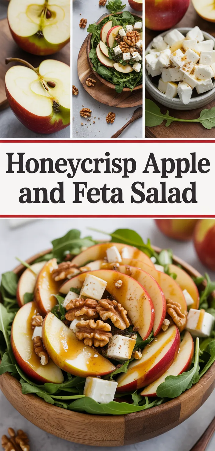 A photo of Honeycrisp Apple And Feta Salad Recipe
