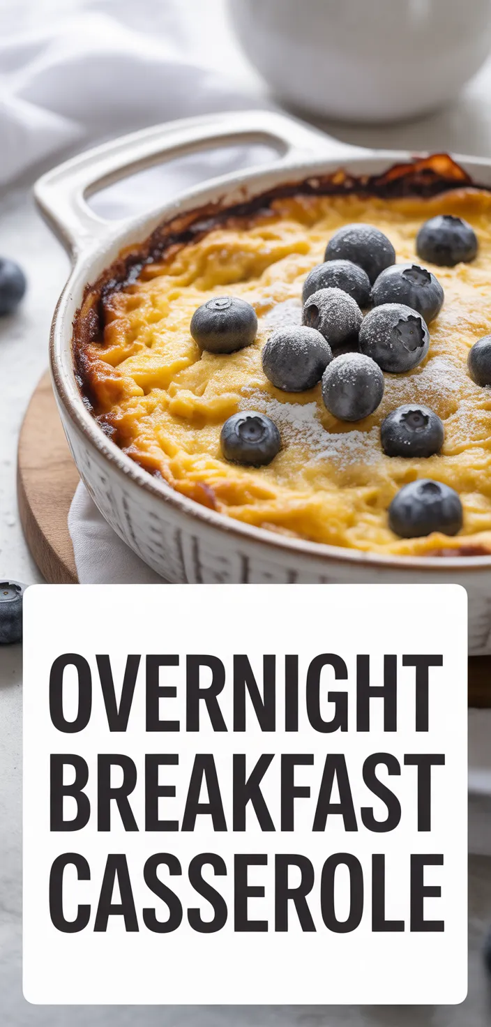 A photo of Overnight Breakfast Casserole Recipe
