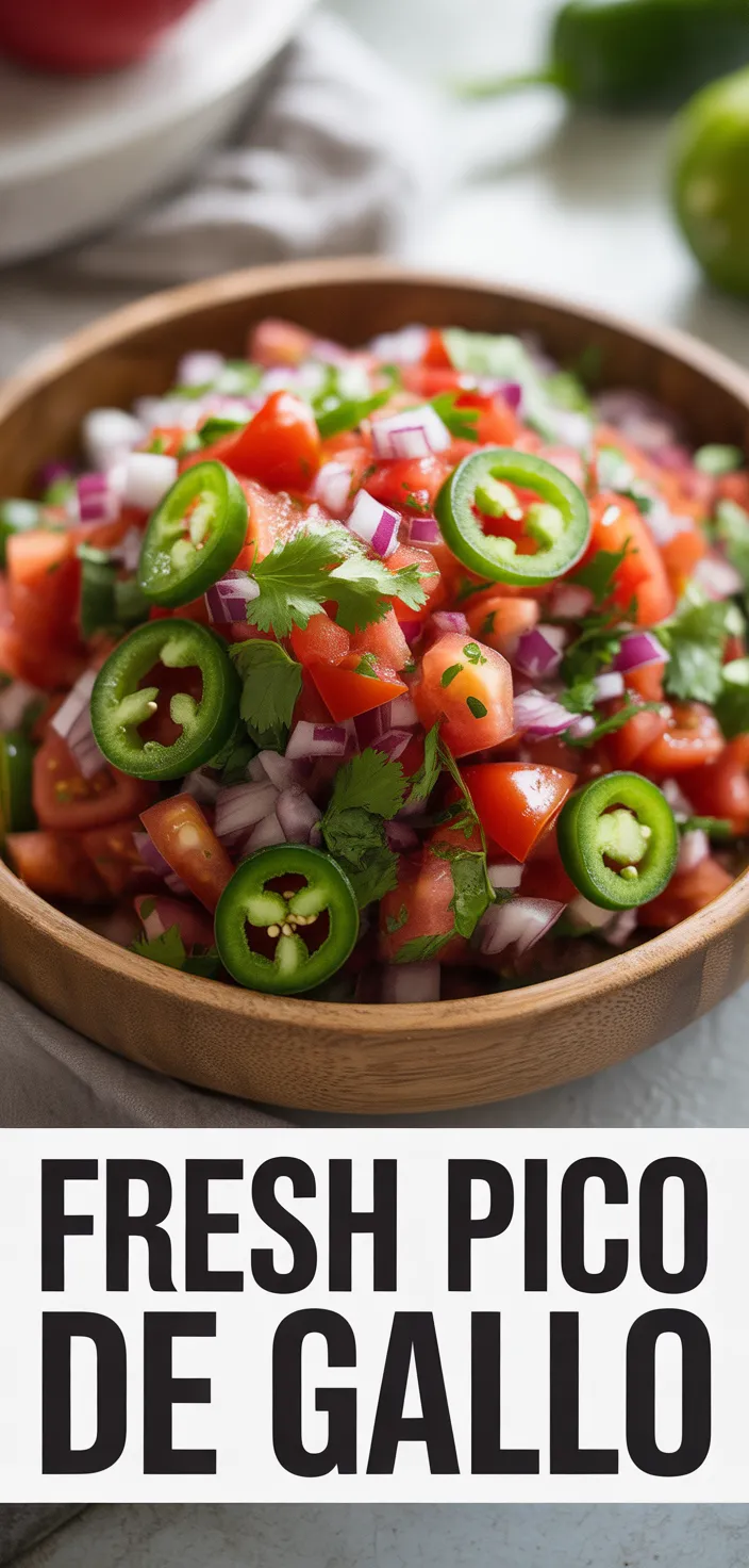 A photo of SO FRESH! Homemade Pico De Gallo Recipe