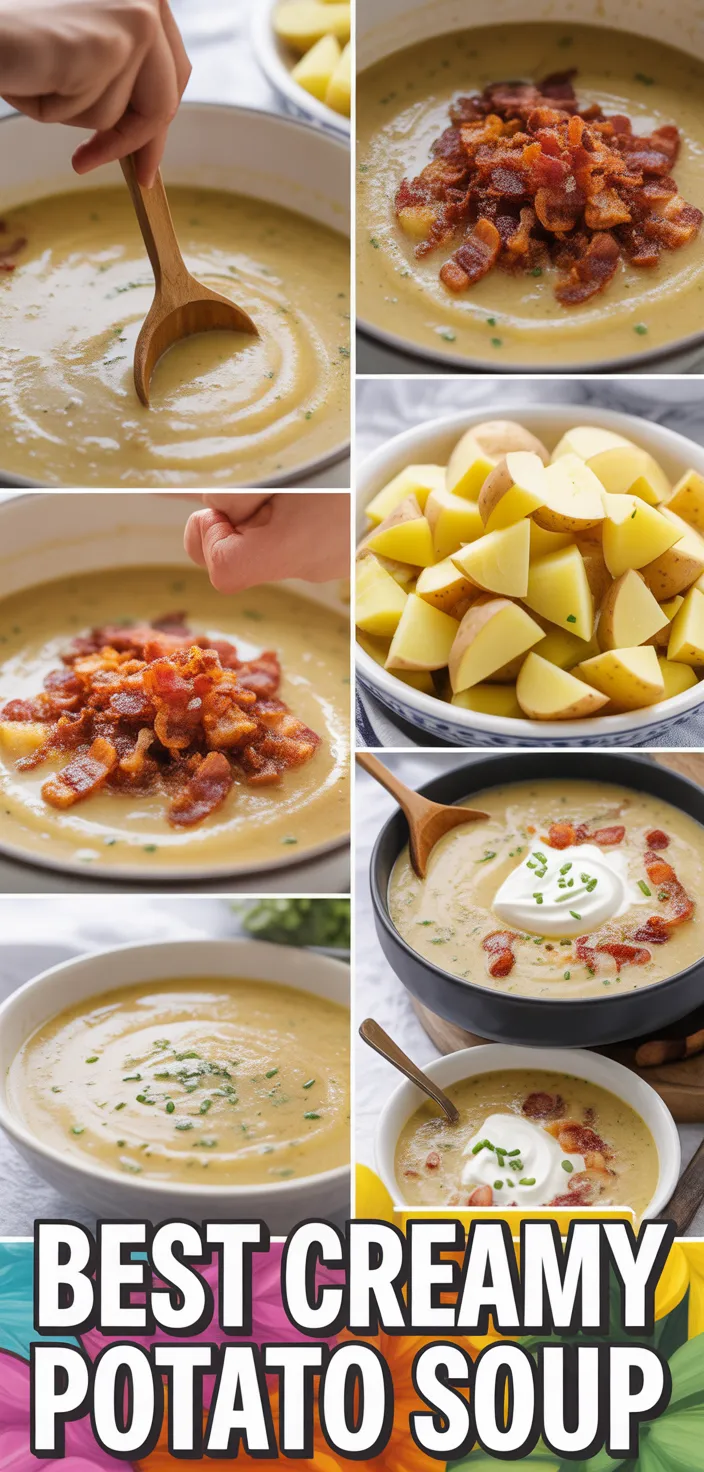 A photo of The Best Creamy Potato Soup Recipe