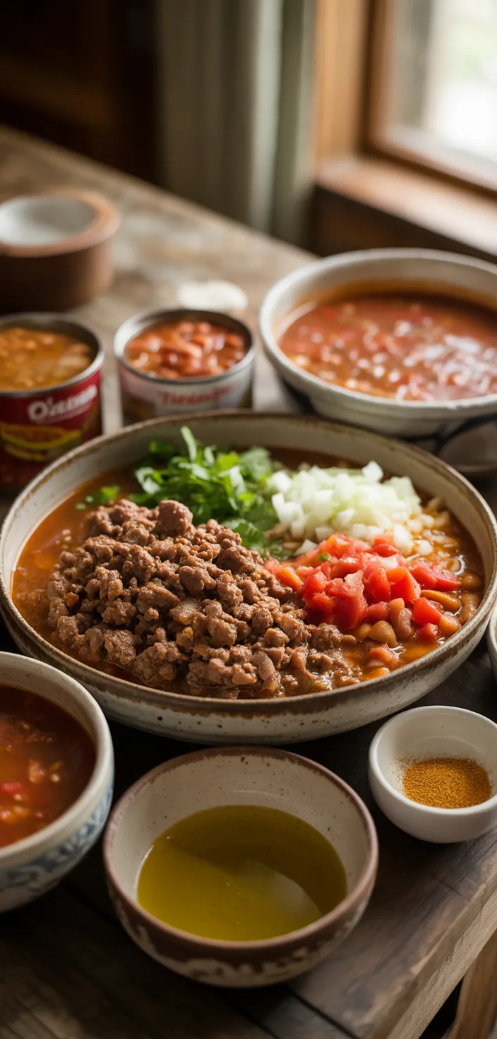 Ingredients photo for Easy Taco Soup + VIDEO Recipe