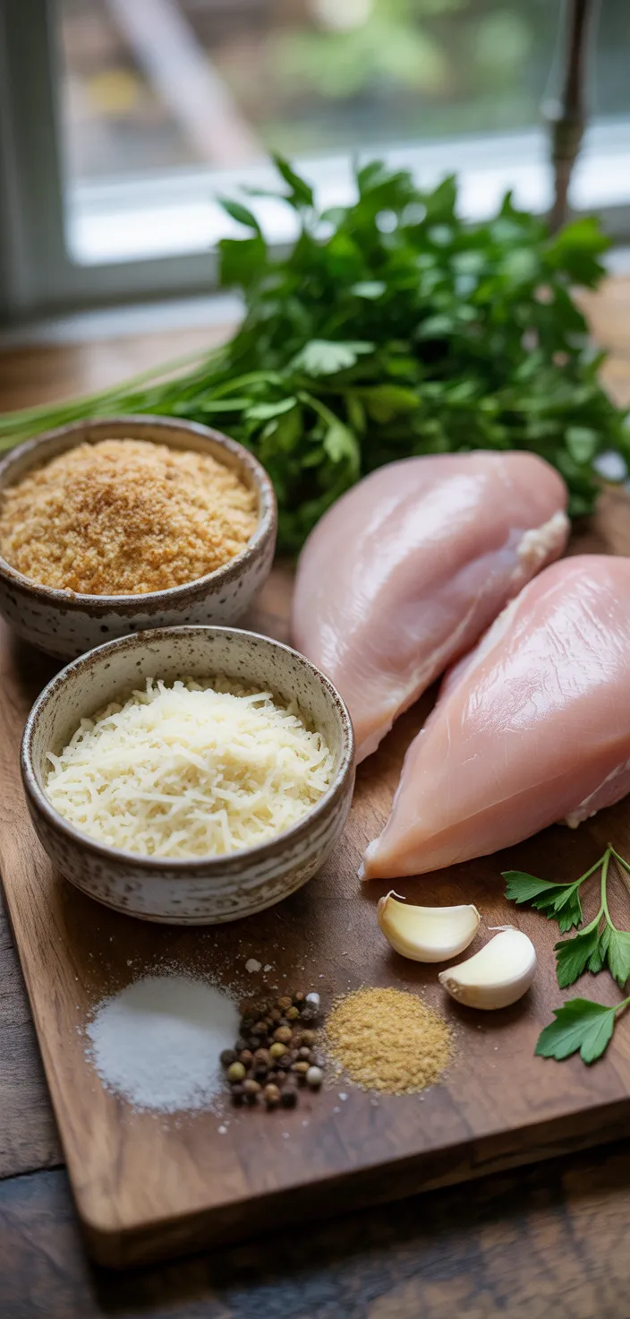 Ingredients photo for Garlic Parmesan Chicken Bake Recipe