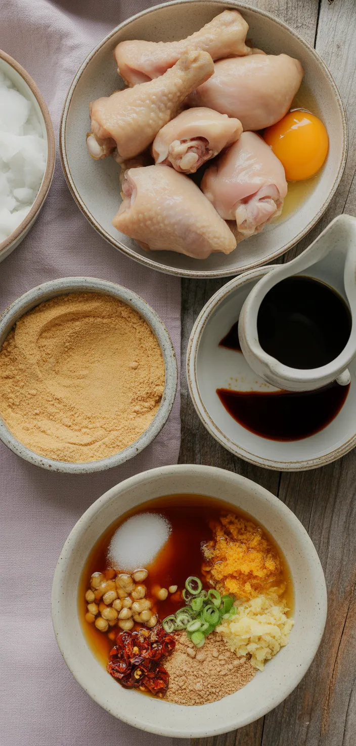 Ingredients photo for General Tso's Chicken (Chinese Chicken) Recipe