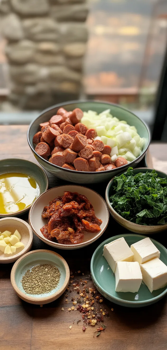 Ingredients photo for Instant Pot Keto Tuscan Soup (Warm And Comforting) Recipe