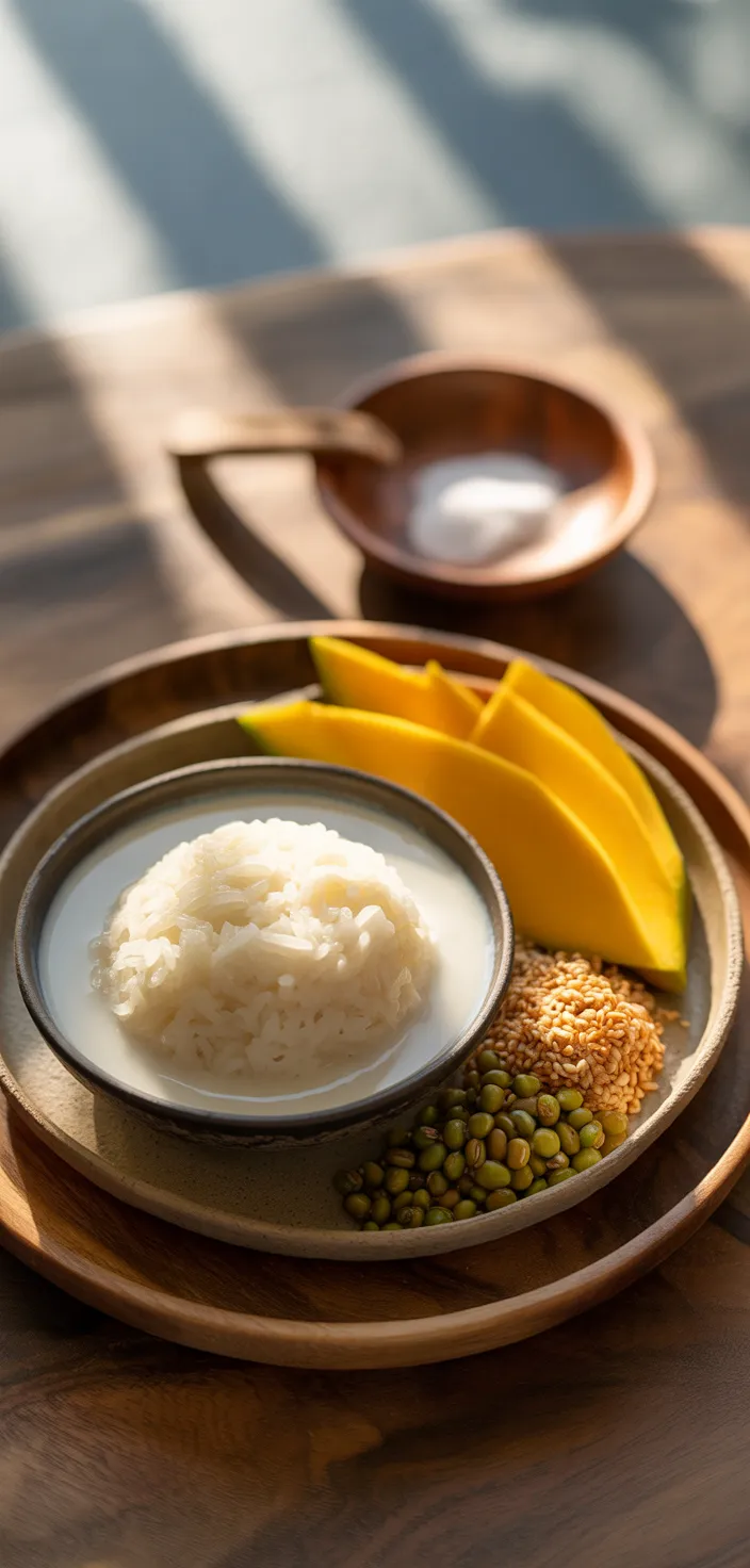 Ingredients photo for Mango Sticky Rice Recipe
