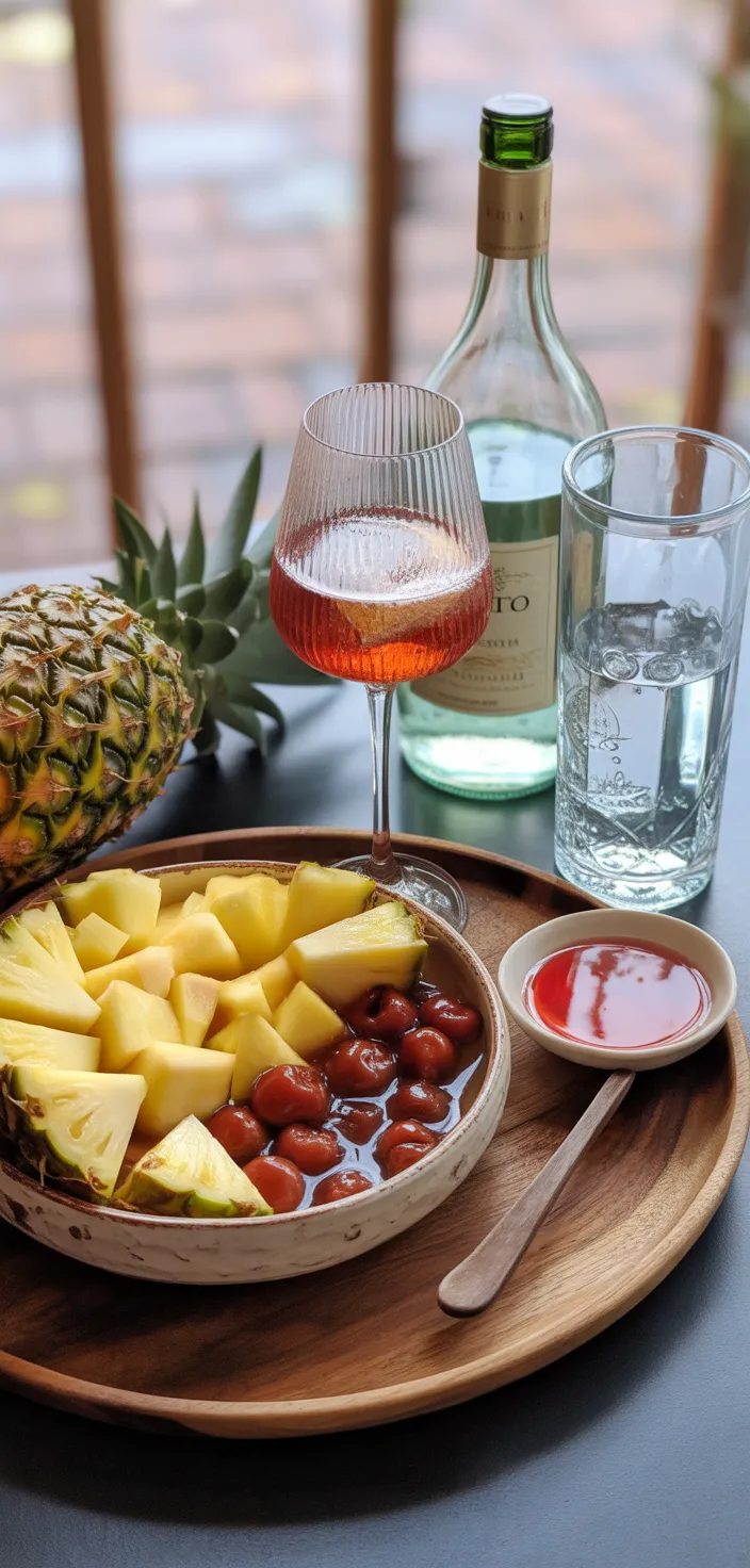 Ingredients photo for Pina Colada Sangria Recipe