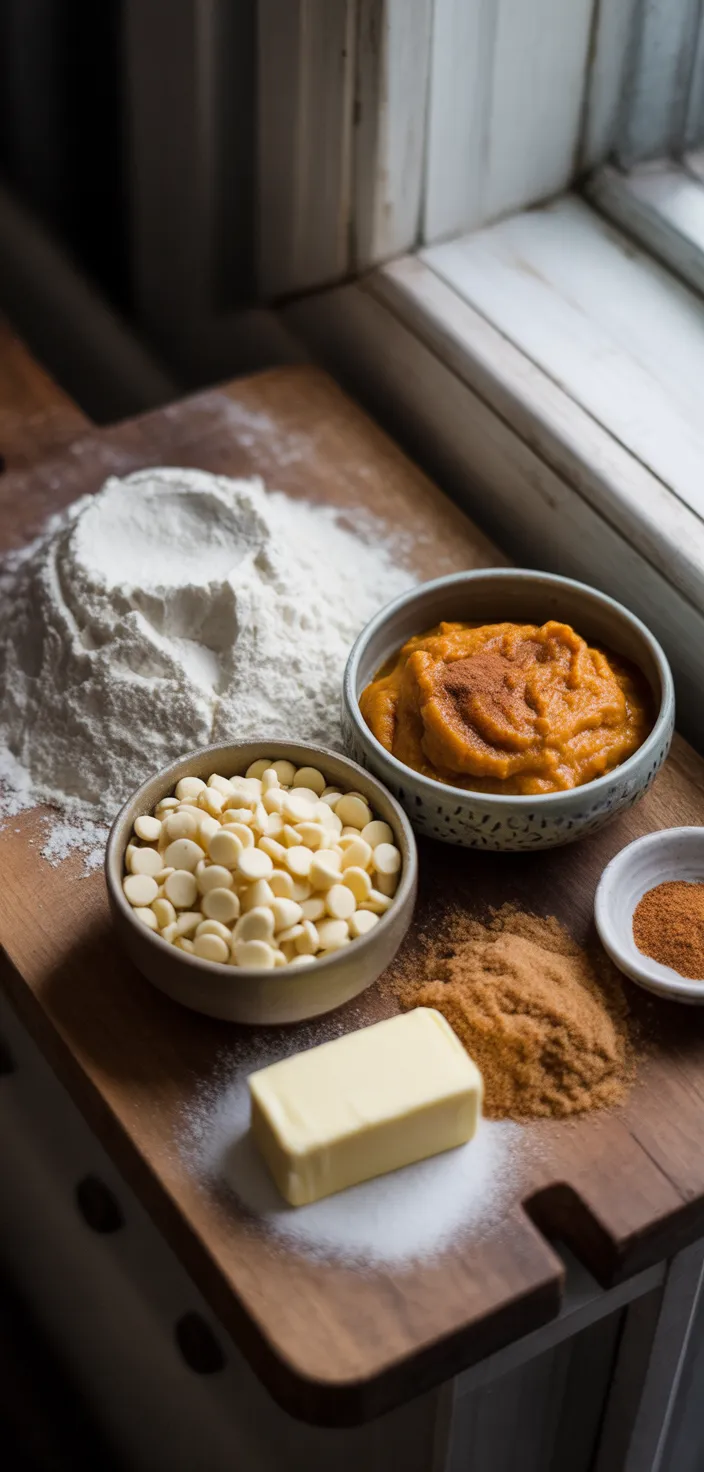 Ingredients photo for Pumpkin Spice Cookies Recipe
