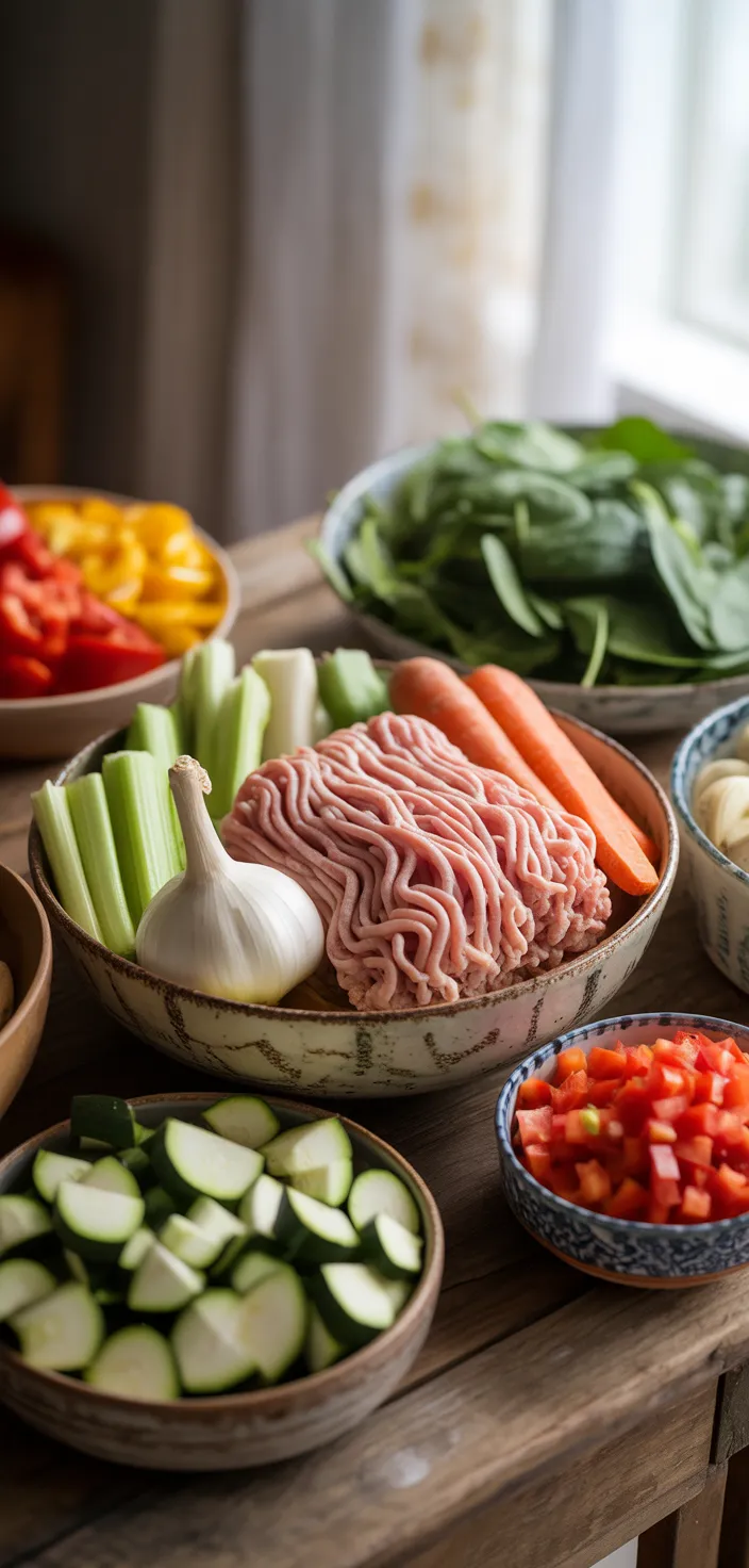 Ingredients photo for Weight Loss Soup (Turkey Vegetable Soup) From The Food Charlatan Recipe