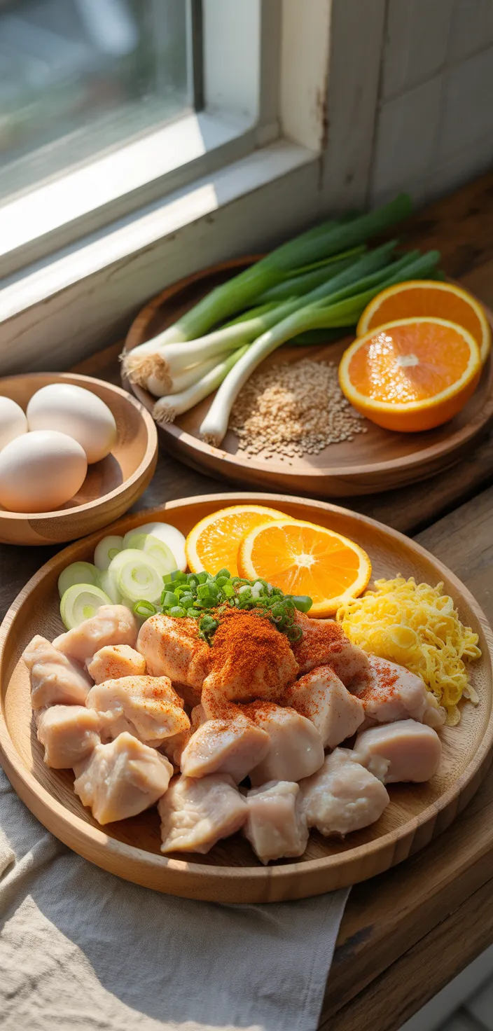 Ingredients photo for Best Instant Pot Orange Chicken (Panda Express Copycat) Recipe