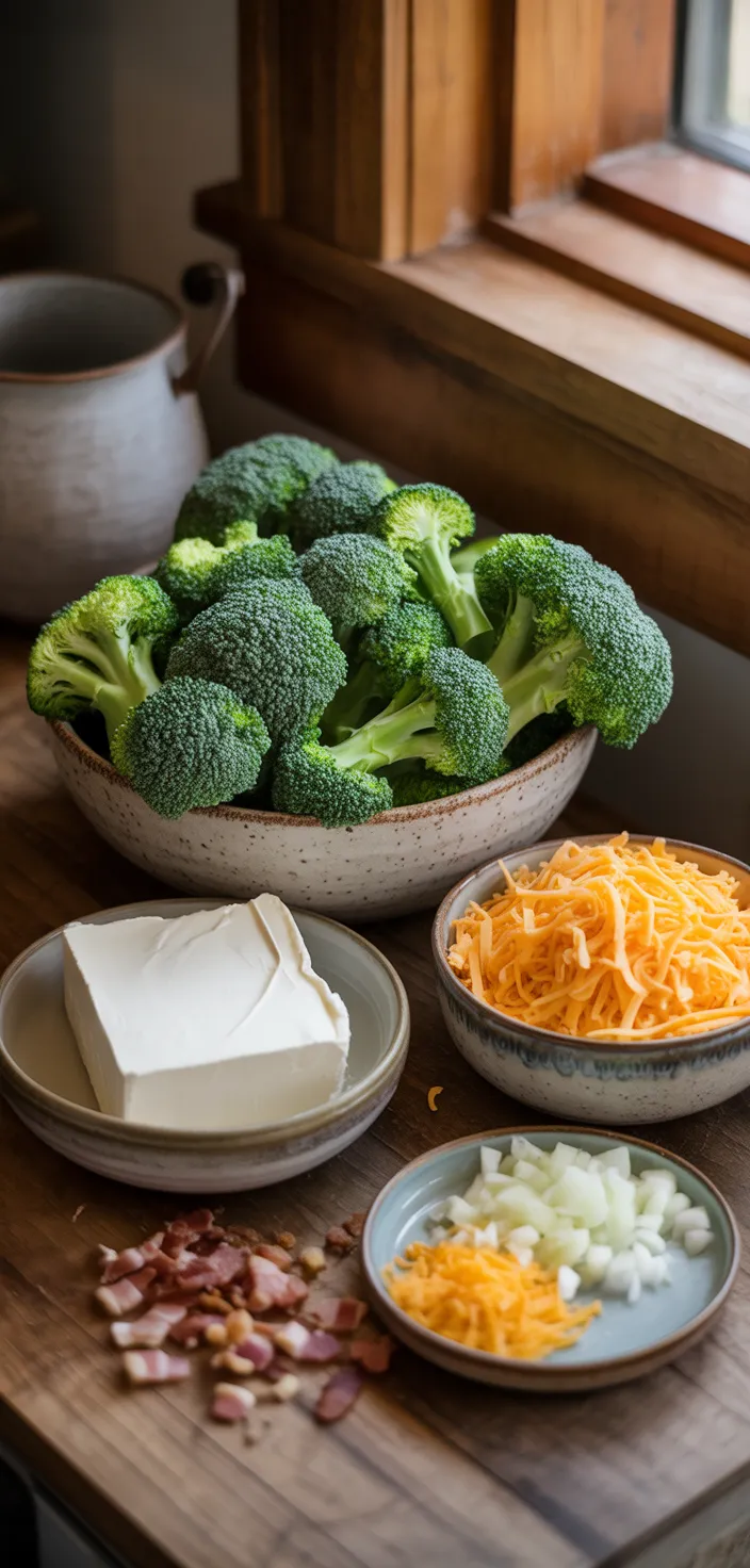 Ingredients photo for Cheesy Broccoli Casserole Recipe