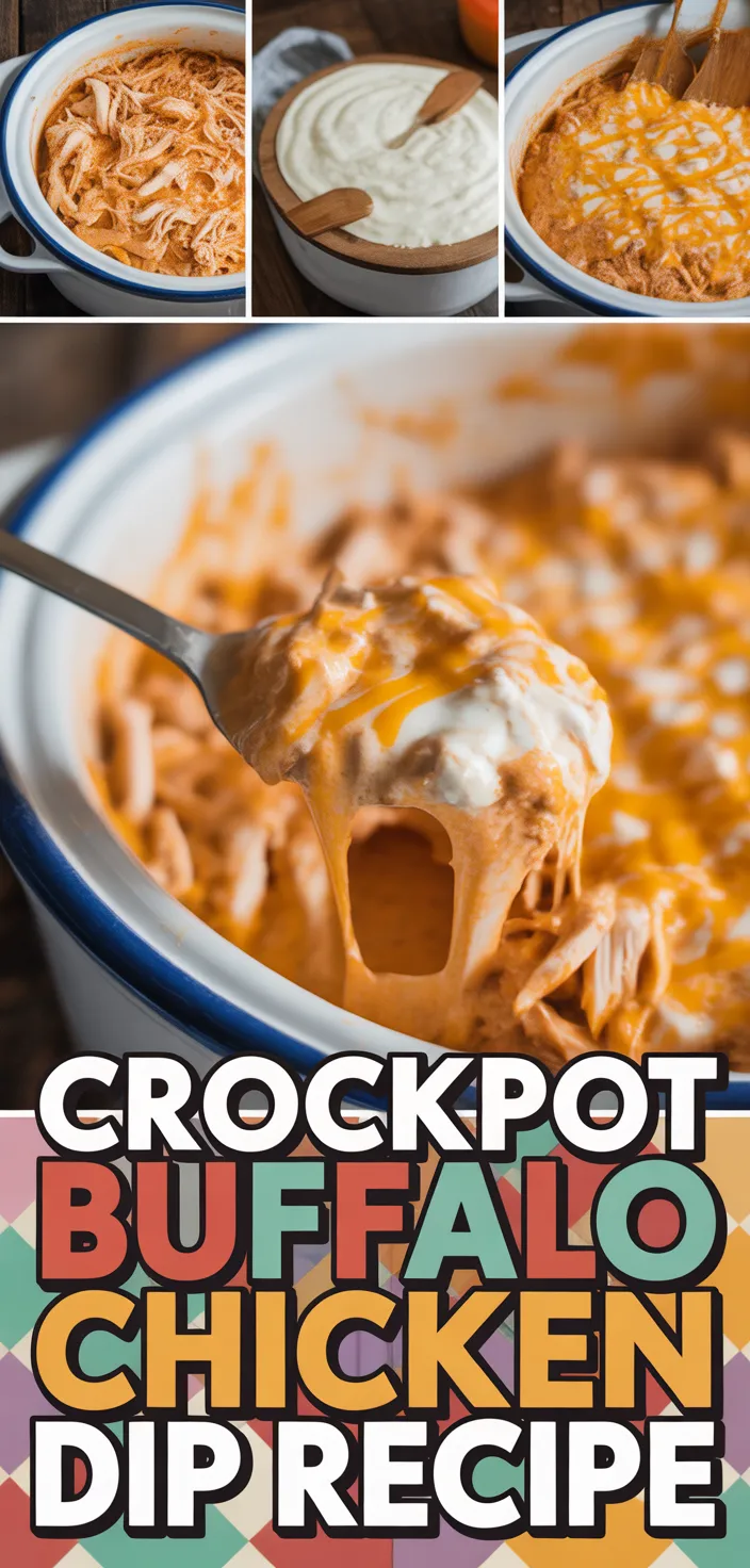 Crockpot Buffalo Chicken Dip Recipe