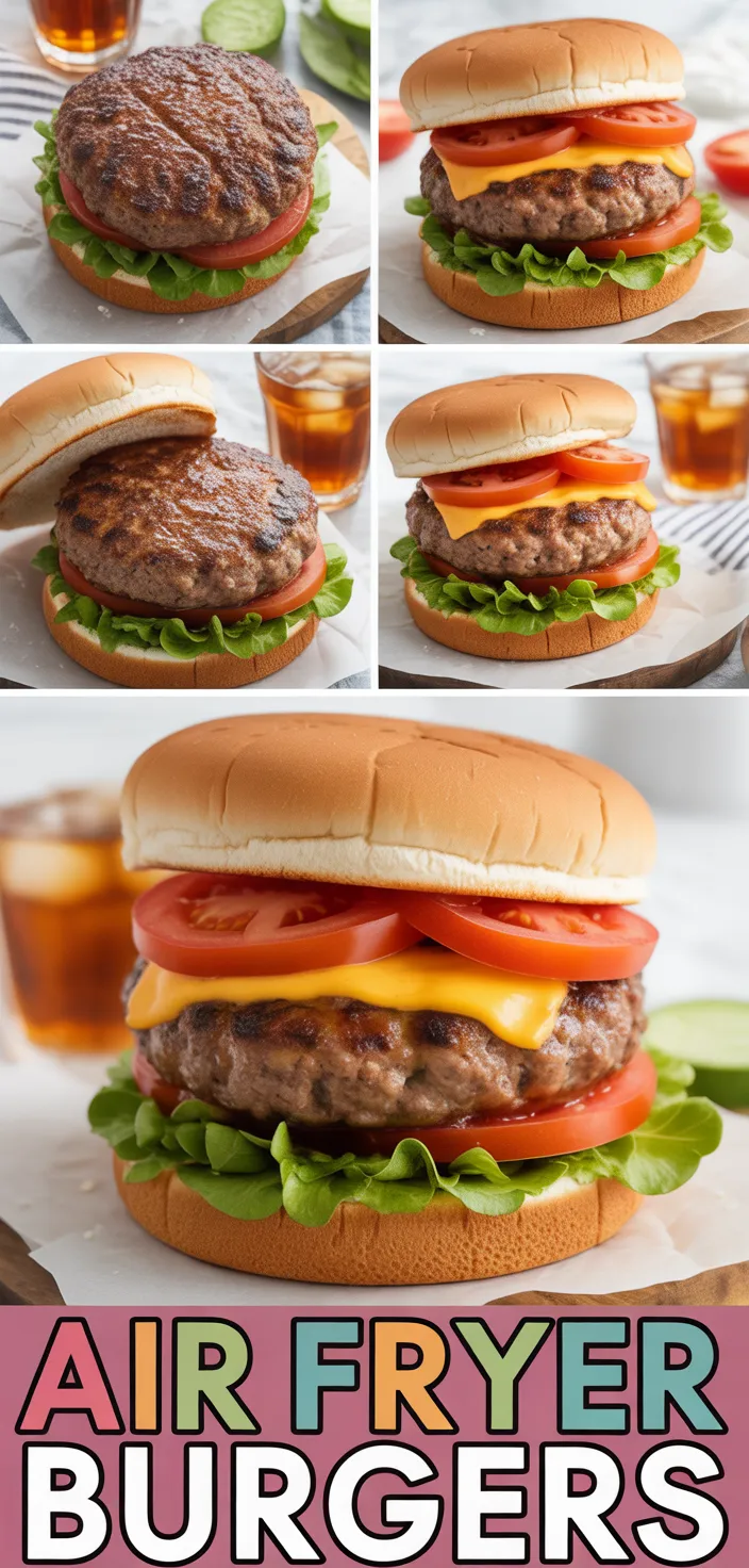 Easy Seasoned Air Fryer Hamburger Recipe