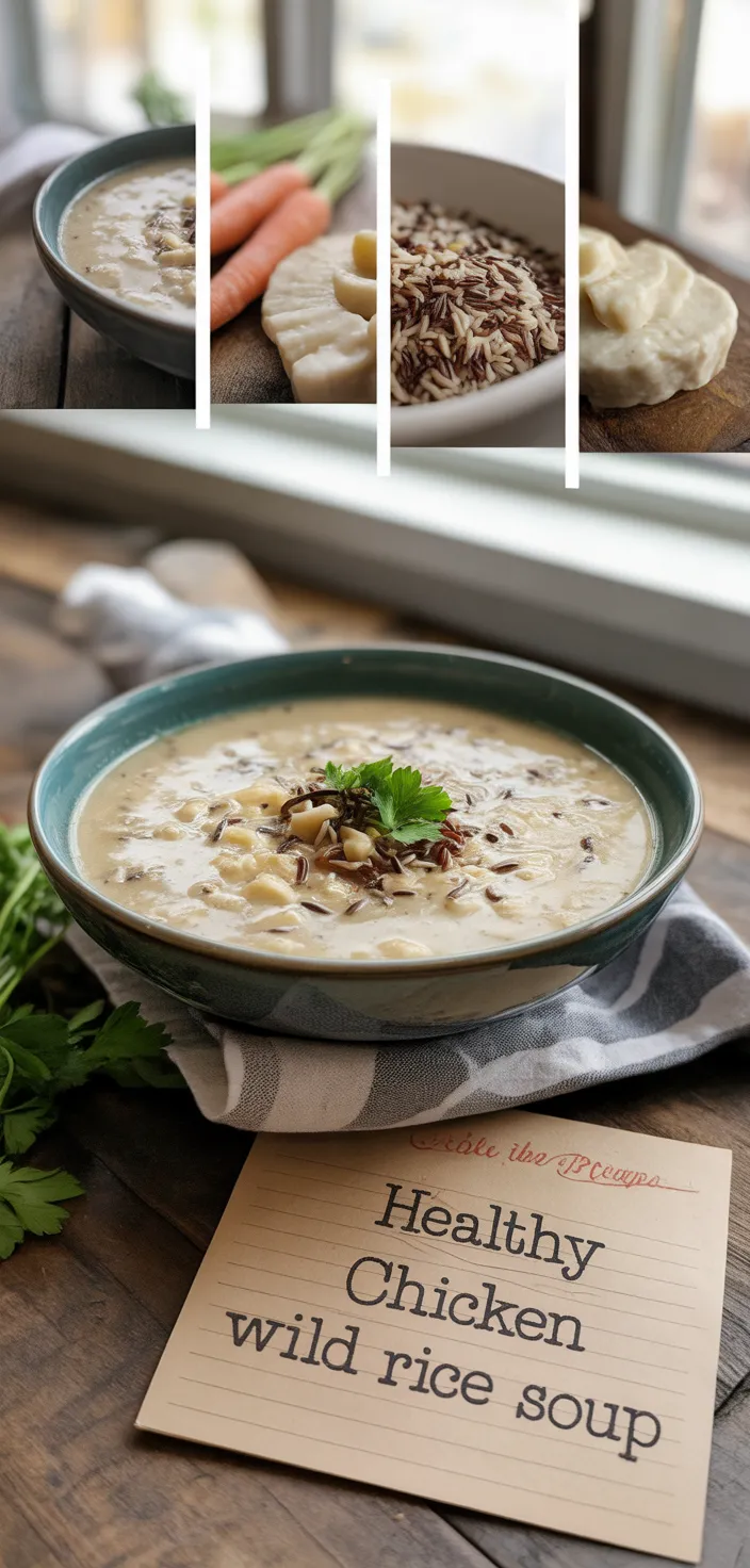 Healthy Chicken Wild Rice Soup Recipe