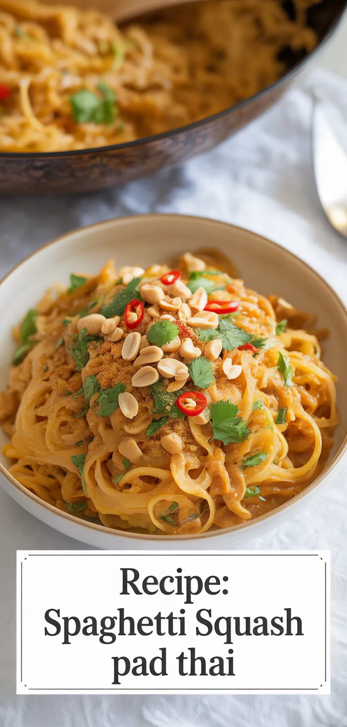 A photo of Recipe: Spaghetti Squash Pad Thai