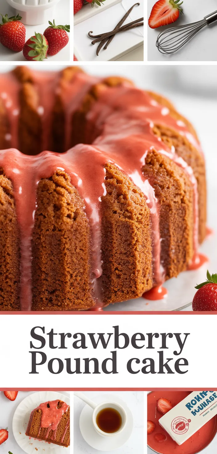 Strawberry Pound Cake Recipe