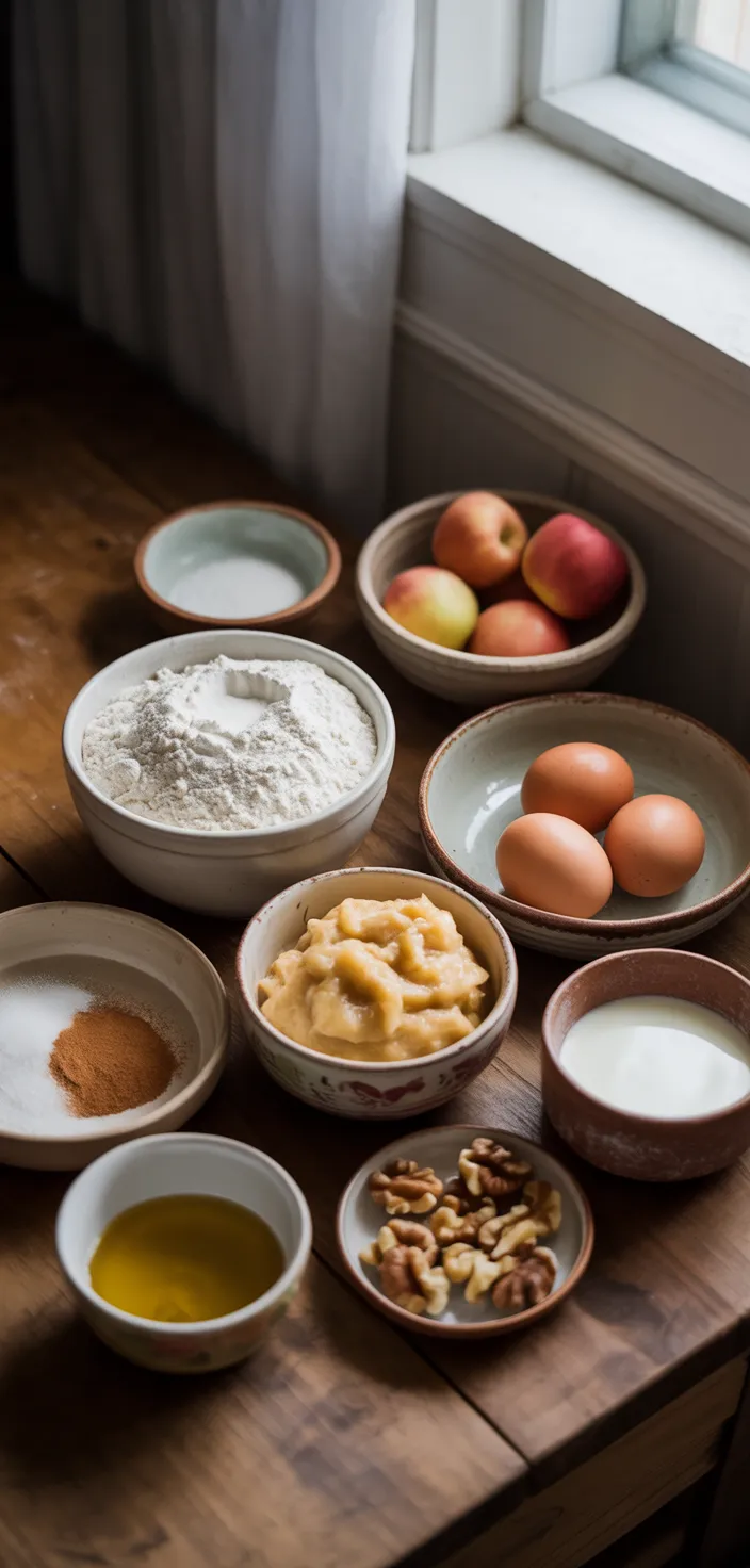 Ingredients photo for Easy Applesauce Muffins Recipe