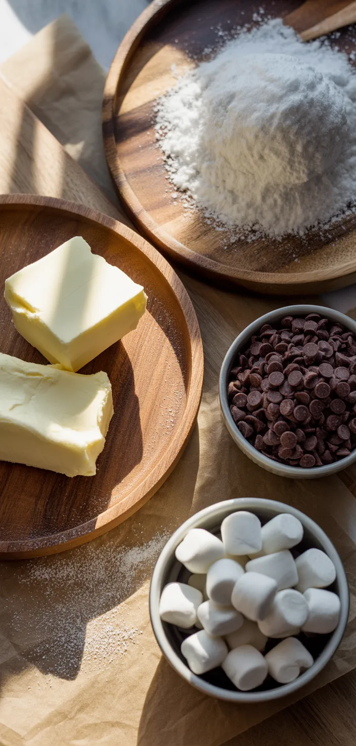 Ingredients photo for Easy Melting Snowman Cupcakes Recipe