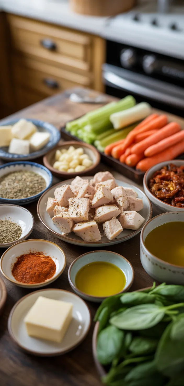 Ingredients photo for Marry Me Chicken Soup Recipe