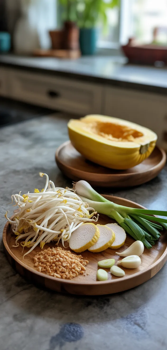 Ingredients photo for Recipe: Spaghetti Squash Pad Thai