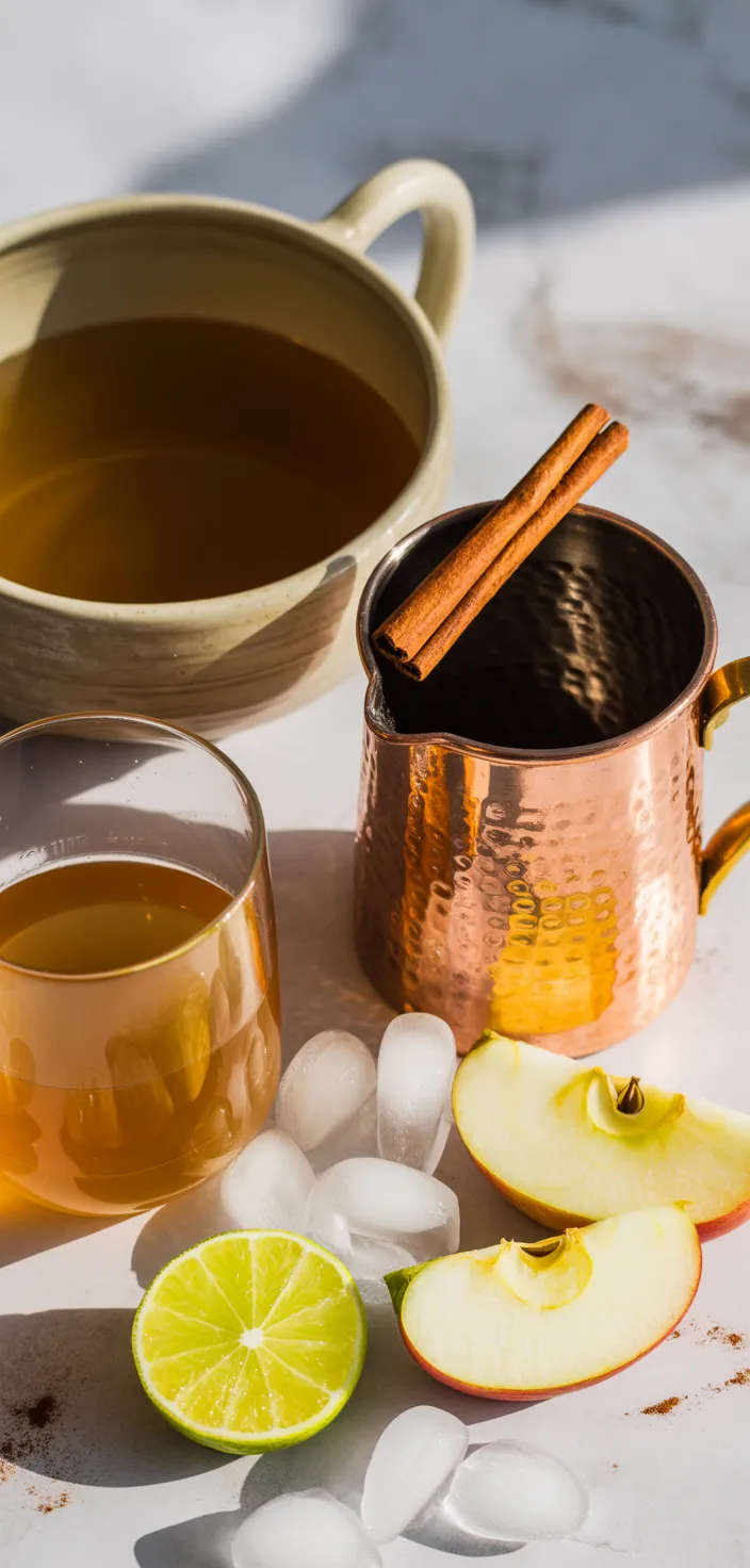 Ingredients photo for Apple Cider Moscow Mule Recipe