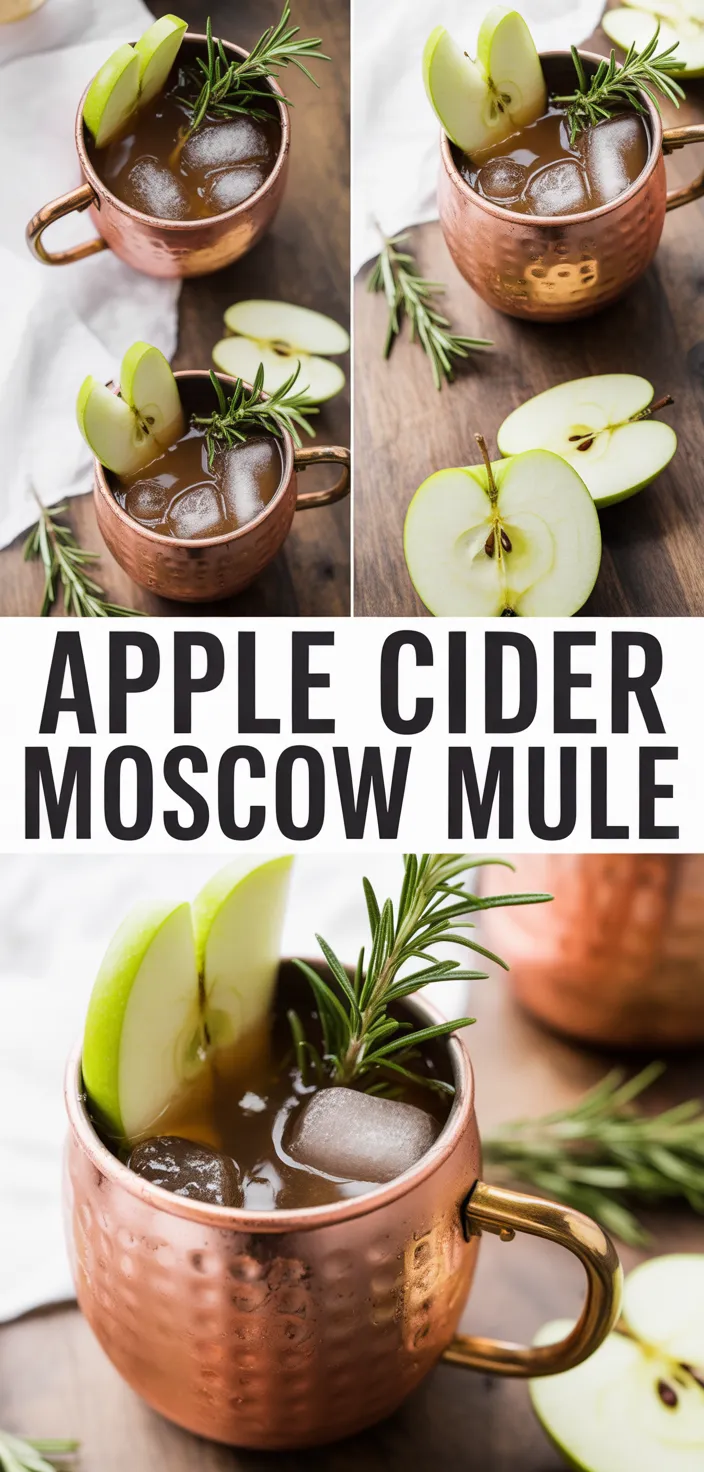 A photo of Apple Cider Moscow Mule Recipe