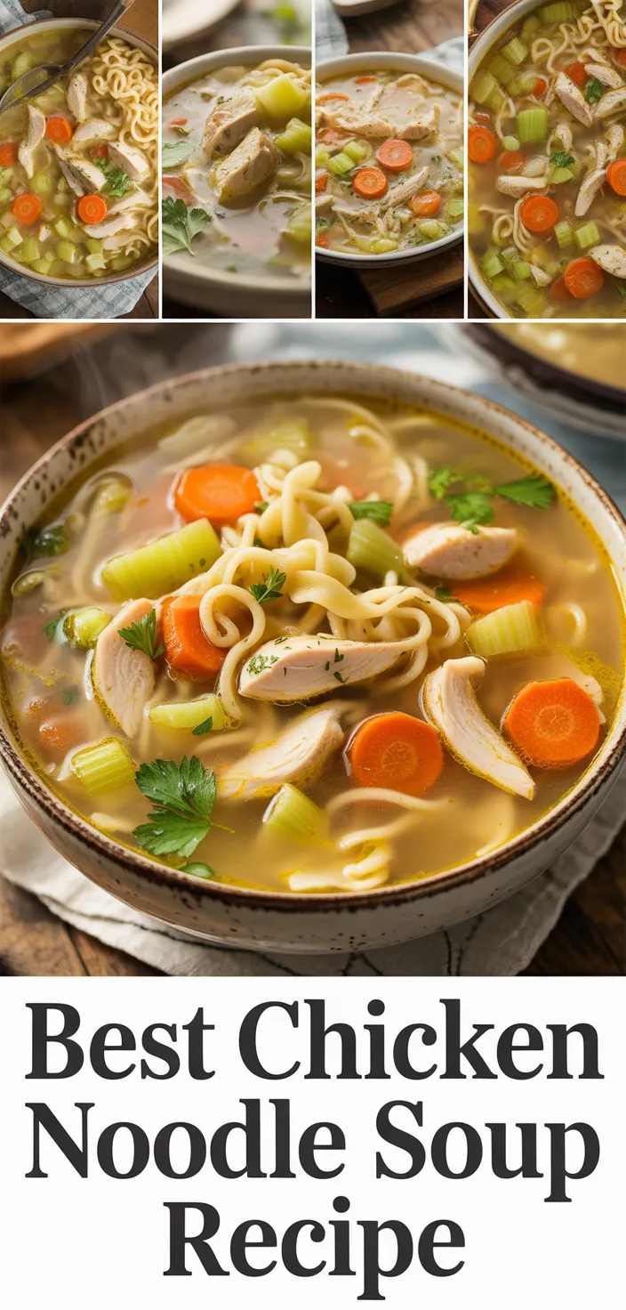 A photo of Best Chicken Noodle Soup Recipe