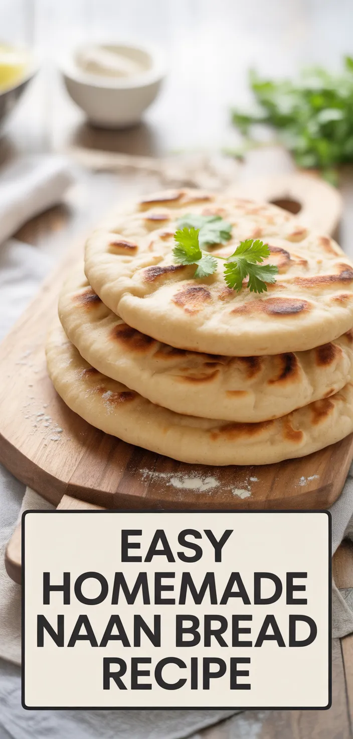 A photo of Easy Homemade Naan Bread Recipe
