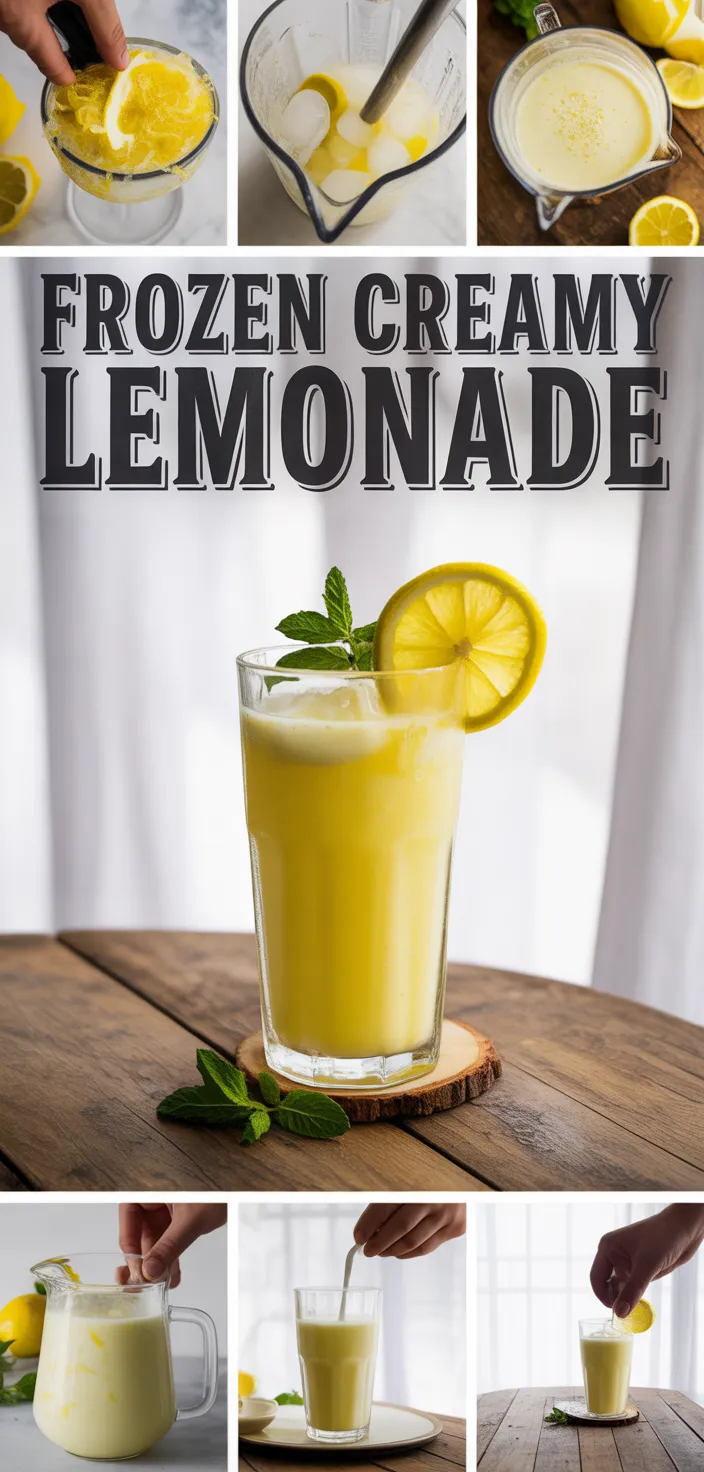 A photo of Frozen Creamy Lemonade Recipe