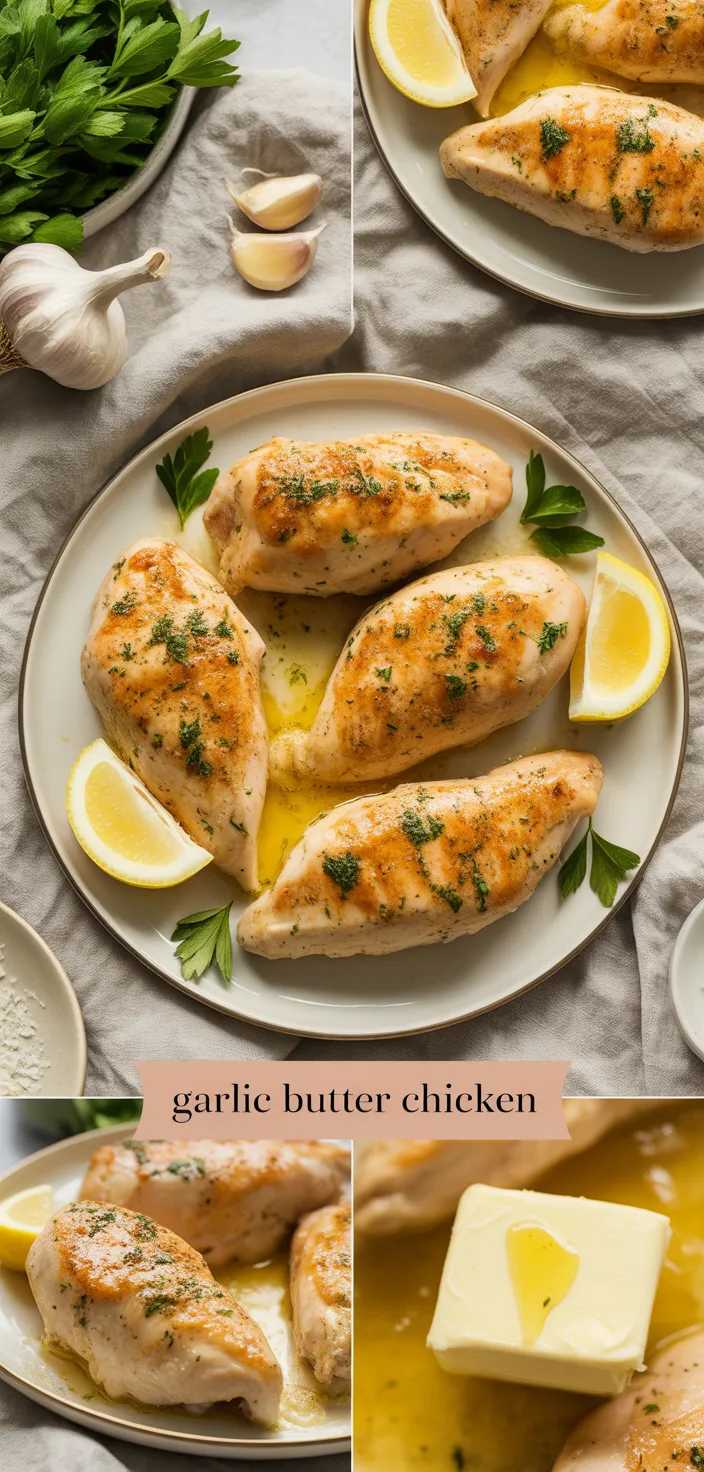 A photo of Garlic Butter Baked Chicken Breast Recipe