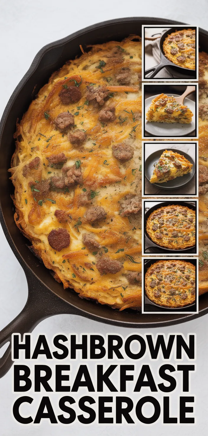 A photo of Hashbrown Breakfast Casserole Recipe