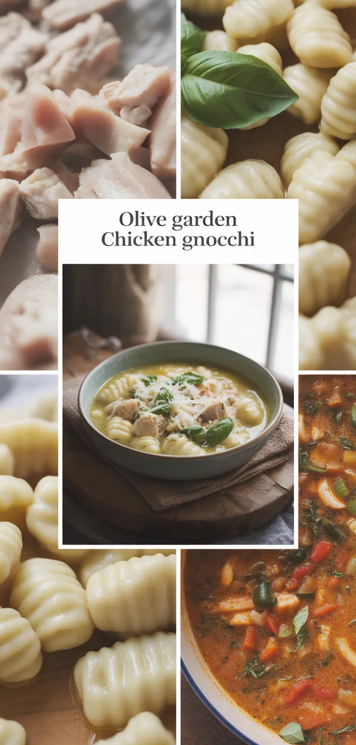 A photo of Olive Garden Chicken Gnocchi Soup Recipe And Guide